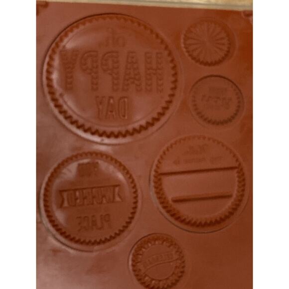 Stampin' Up! Yippee-Skippee & Starburst Signs Rubber Cling Stamps LOT OF 2 - Picture 5 of 5